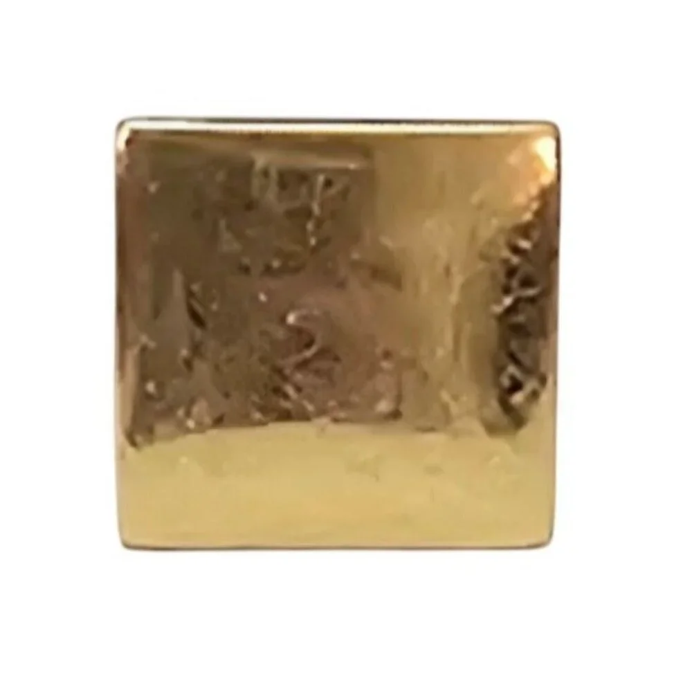 14K Yellow Gold Square Lapel Tie Pin C773